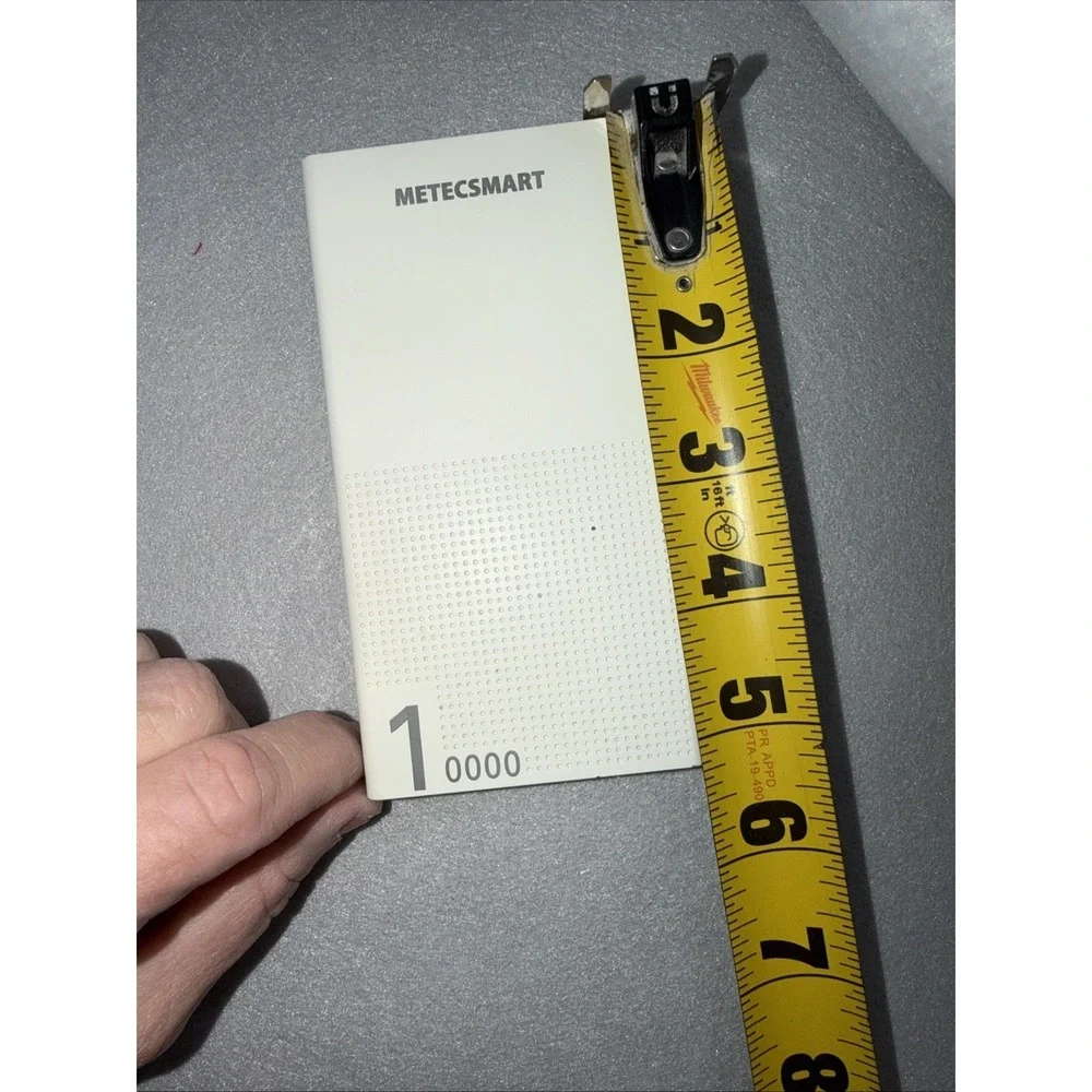 Metecsmart 10000mAh Power Bank Only ‎ – Model A-627KN – White - Pre Owned
